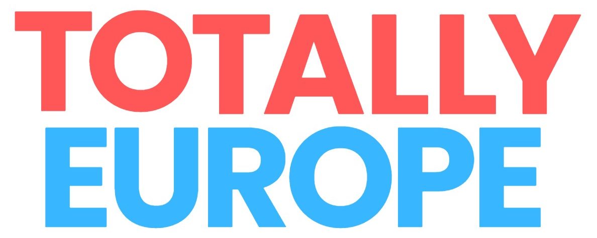 Totally Europe text logo